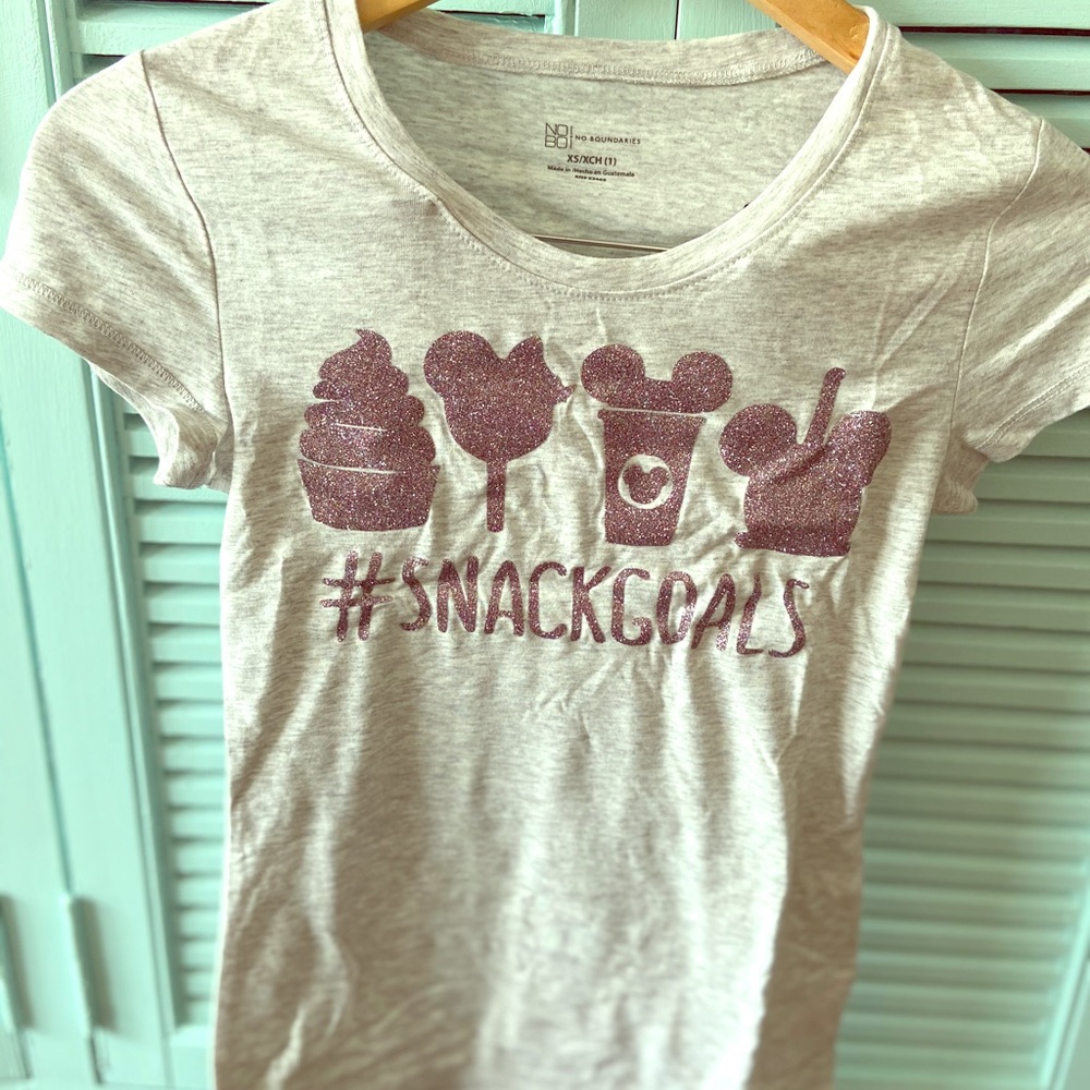 Disney Snack goals t shirt